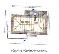 půdorys půdního prostoru